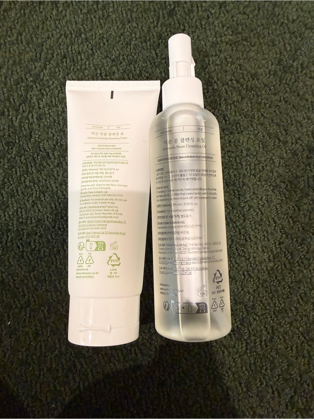 mixsoon Double Step Cleansing Duo Set - Green - Picture 7 of 10